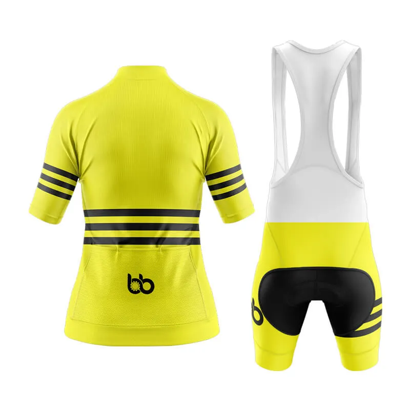 Bicycle Booth Stripes (Yellow) Aero Cycling Kit