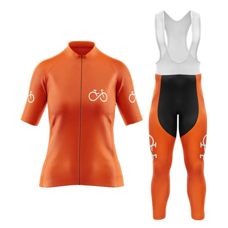 Bike Forever 2.0 Aero Cycling Kit (Orange)