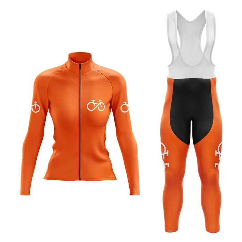 Bike Forever 2.0 Aero Cycling Kit (Orange)