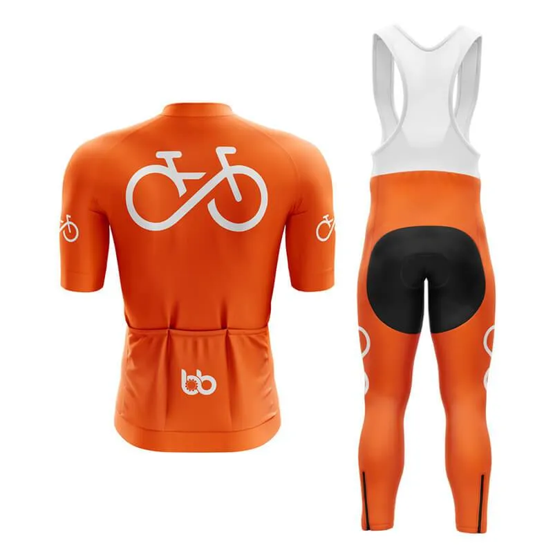 Bike Forever 2.0 Aero Cycling Kit (Orange)