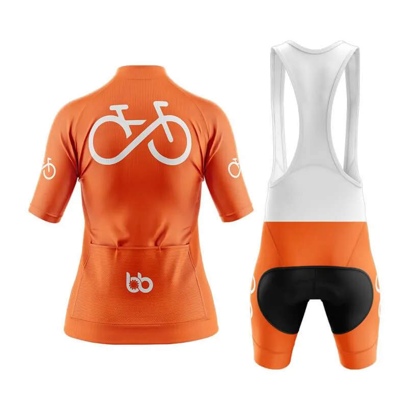 Bike Forever 2.0 Aero Cycling Kit (Orange)