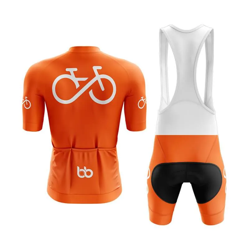 Bike Forever 2.0 Aero Cycling Kit (Orange)