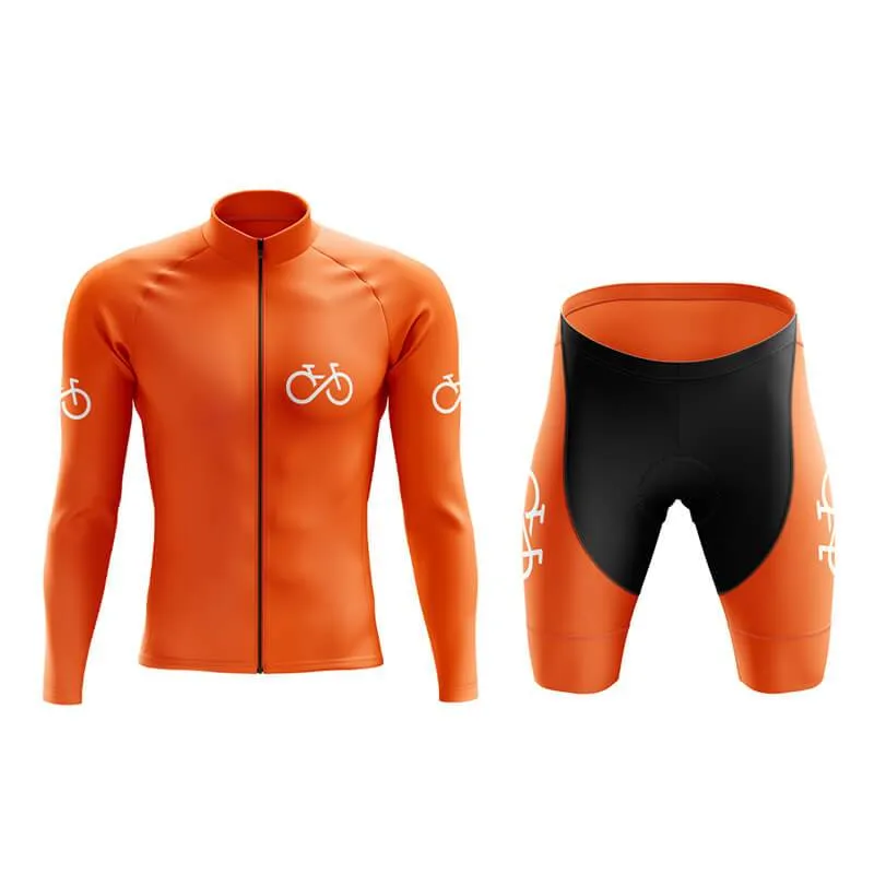 Bike Forever 2.0 Aero Cycling Kit (Orange)