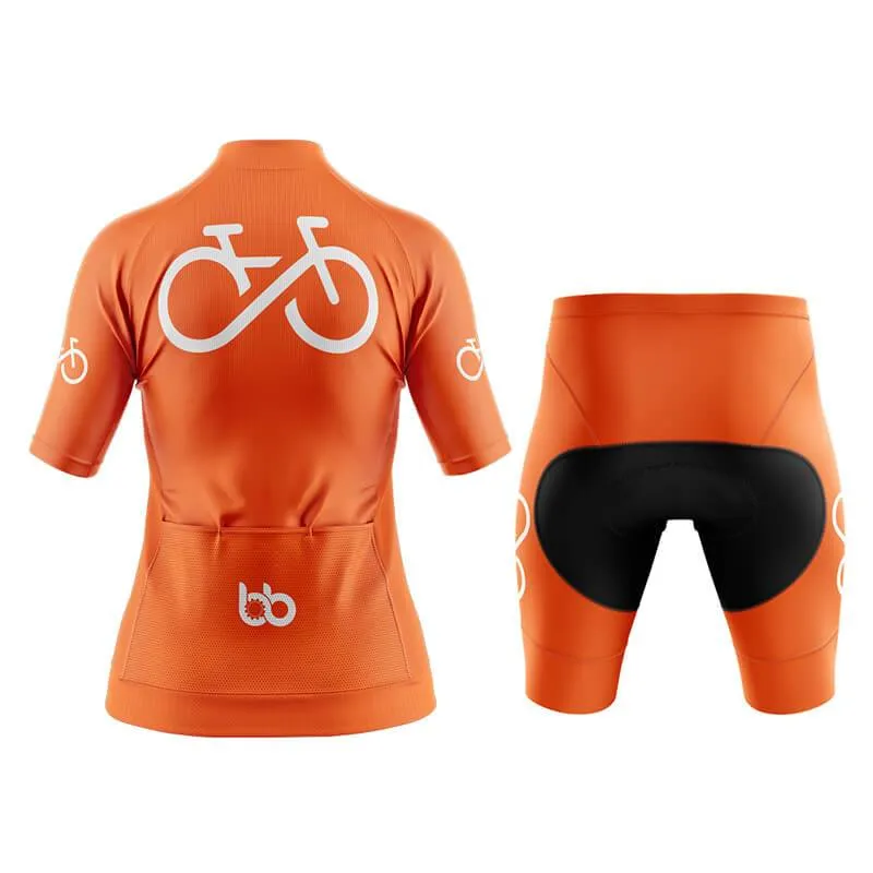 Bike Forever 2.0 Aero Cycling Kit (Orange)