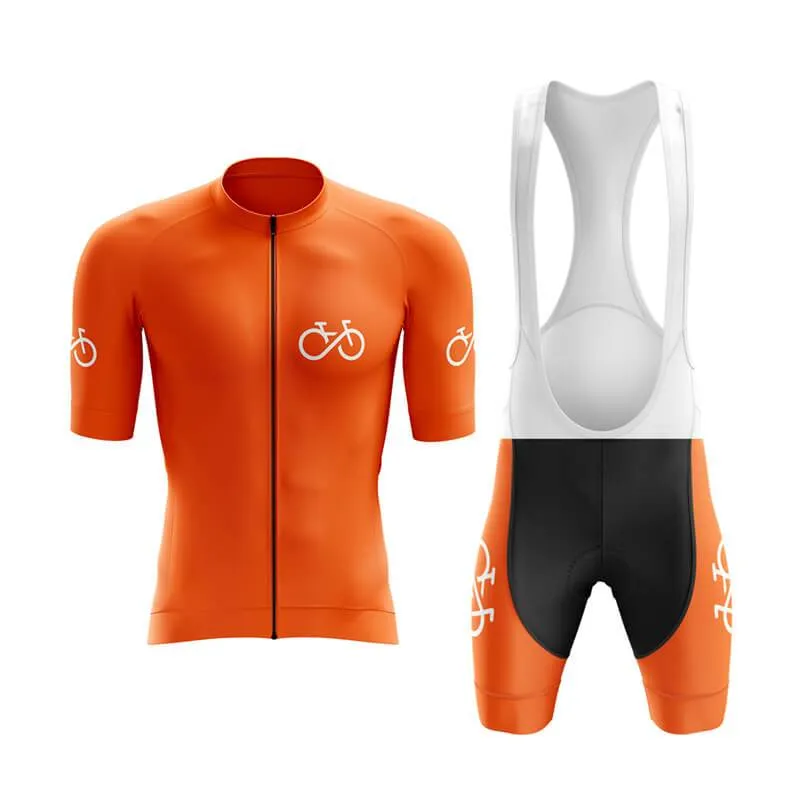 Bike Forever 2.0 Aero Cycling Kit (Orange)