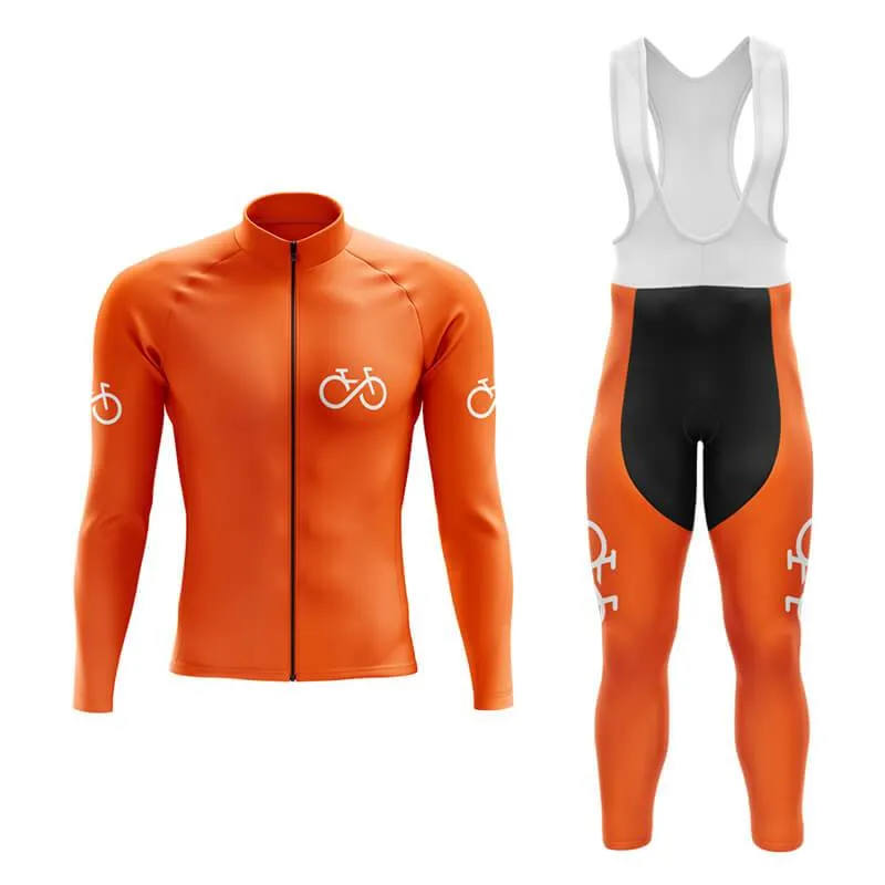 Bike Forever 2.0 Aero Cycling Kit (Orange)