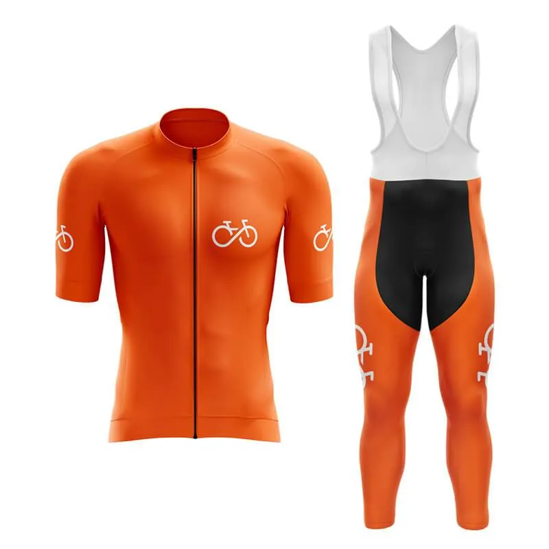 Bike Forever 2.0 Aero Cycling Kit (Orange)