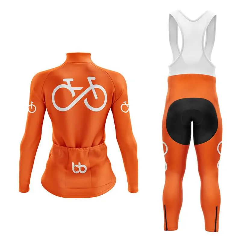 Bike Forever 2.0 Aero Cycling Kit (Orange)