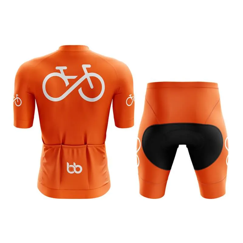 Bike Forever 2.0 Aero Cycling Kit (Orange)