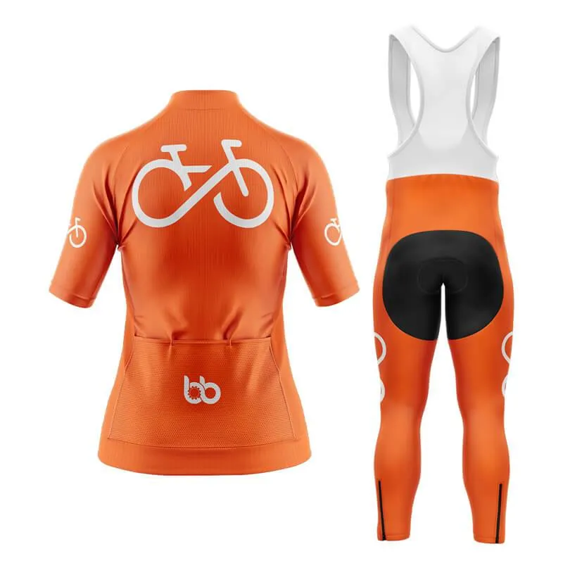 Bike Forever 2.0 Aero Cycling Kit (Orange)