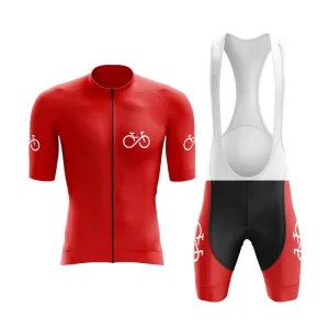 Bike Forever 2.0 Aero Cycling Kit (Red)