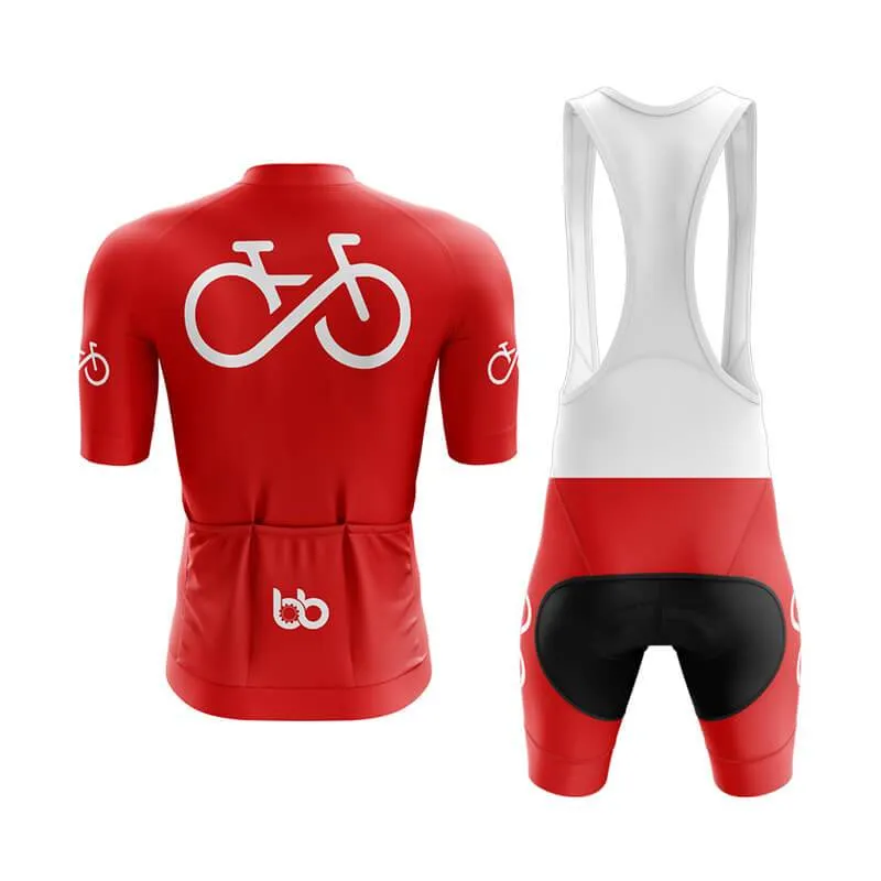 Bike Forever 2.0 Aero Cycling Kit (Red)