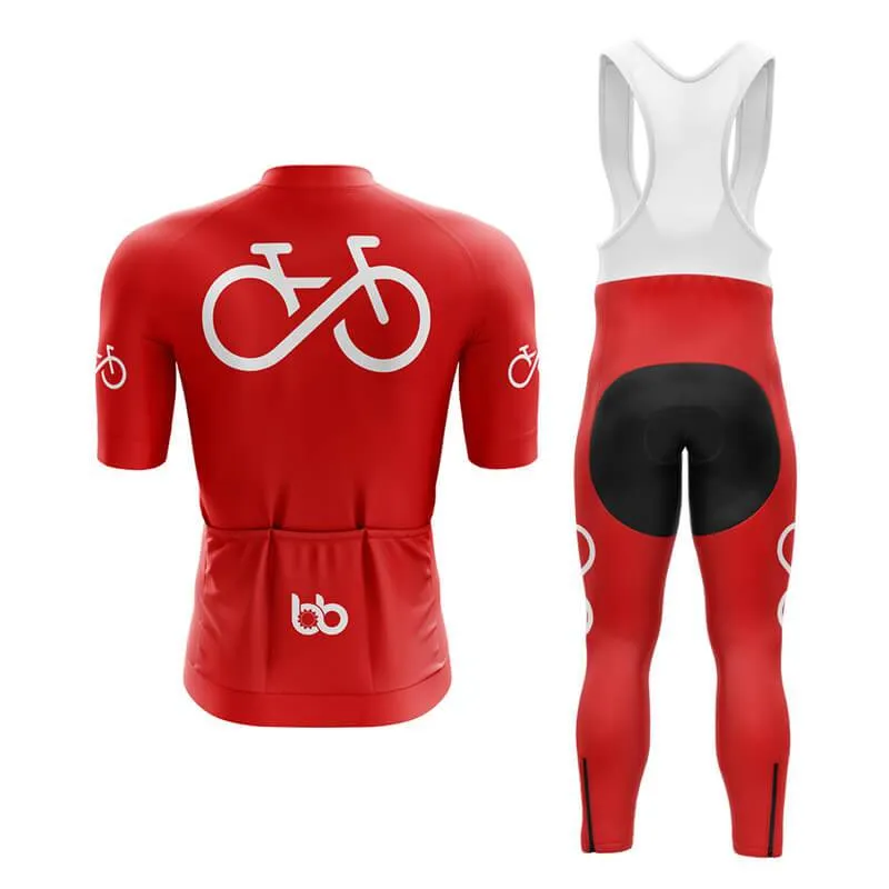 Bike Forever 2.0 Aero Cycling Kit (Red)