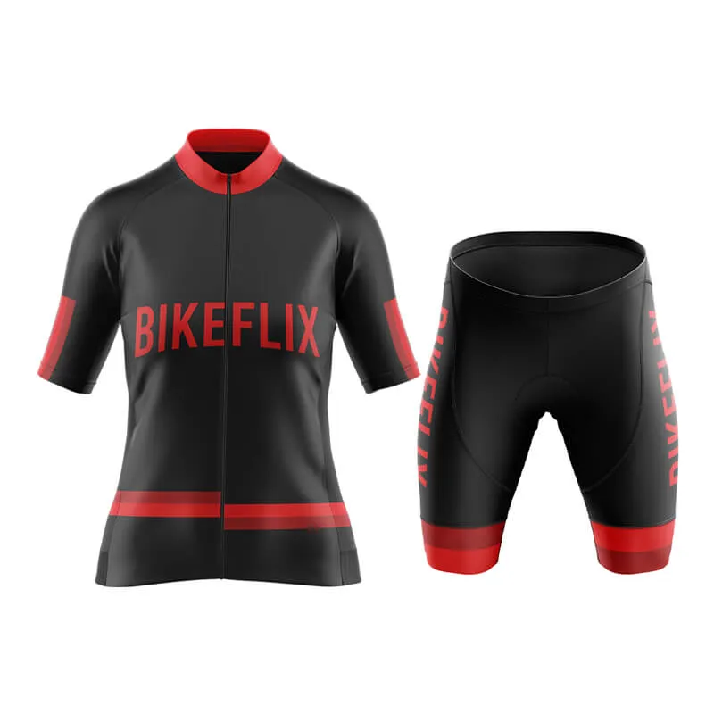 Bikeflix Aero Cycling Kit (V1) (Black)