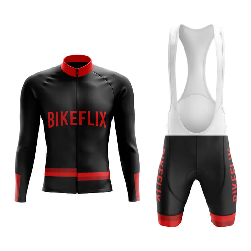 Bikeflix Aero Cycling Kit (V1) (Black)