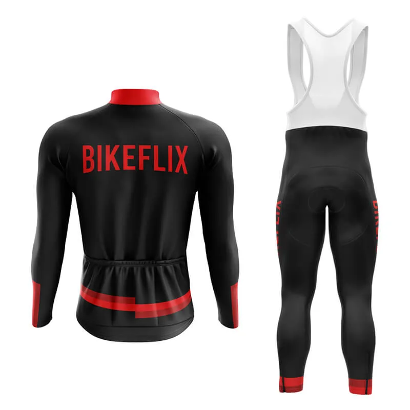 Bikeflix Aero Cycling Kit (V1) (Black)