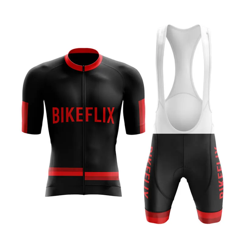 Bikeflix Aero Cycling Kit (V1) (Black)