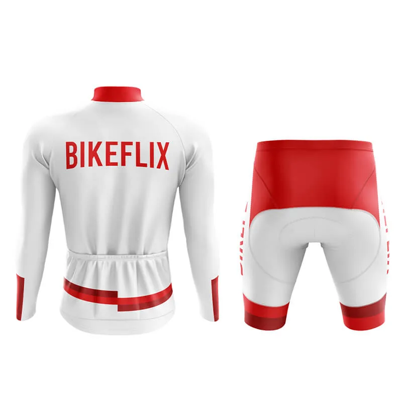 Bikeflix Aero Cycling Kit (V1) (White)