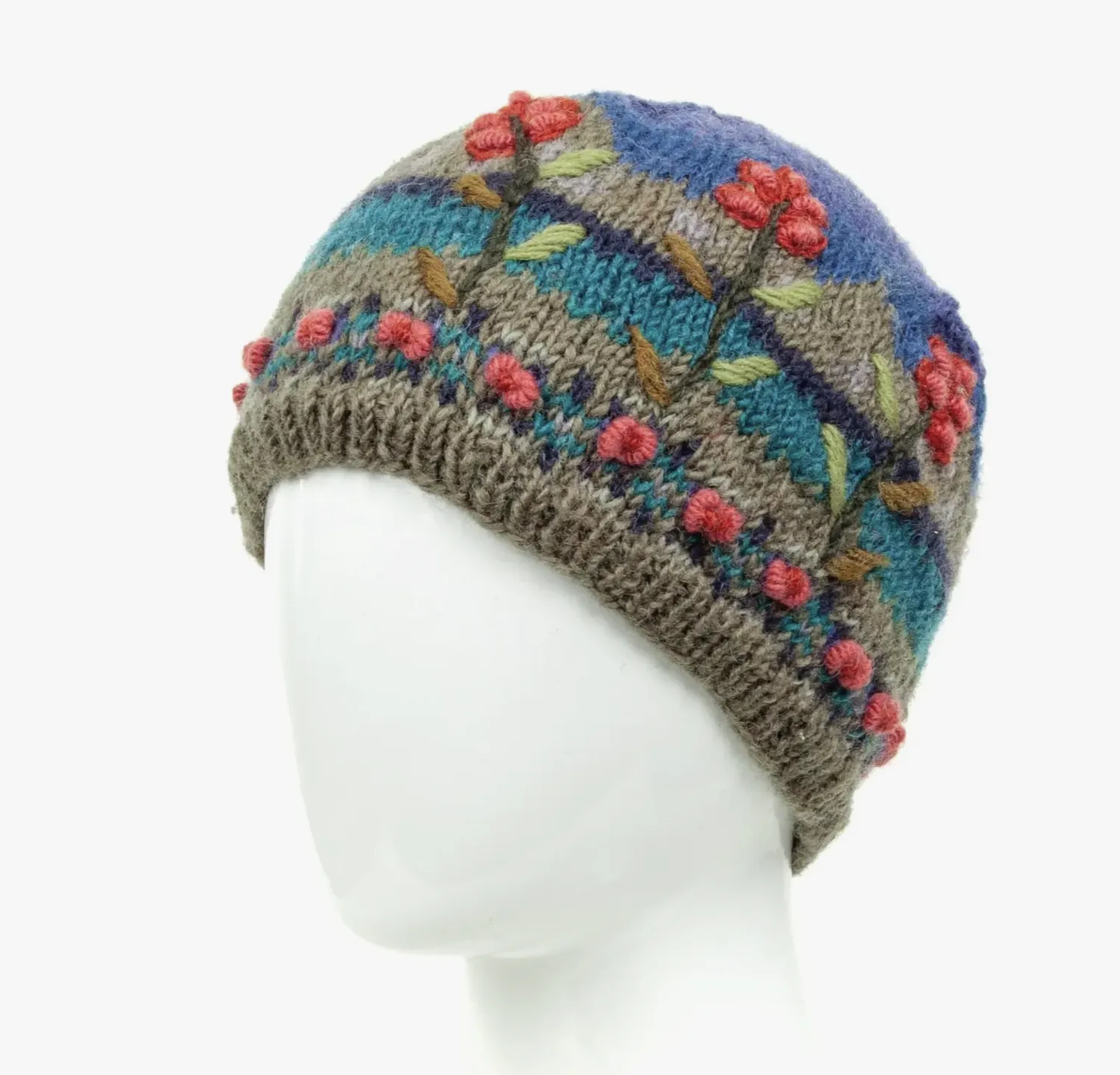 Blue Wool Chloe Hat