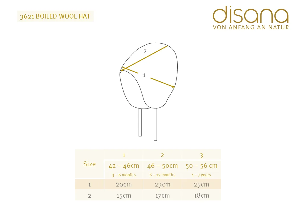 Boiled Wool Hat (9m-5y)