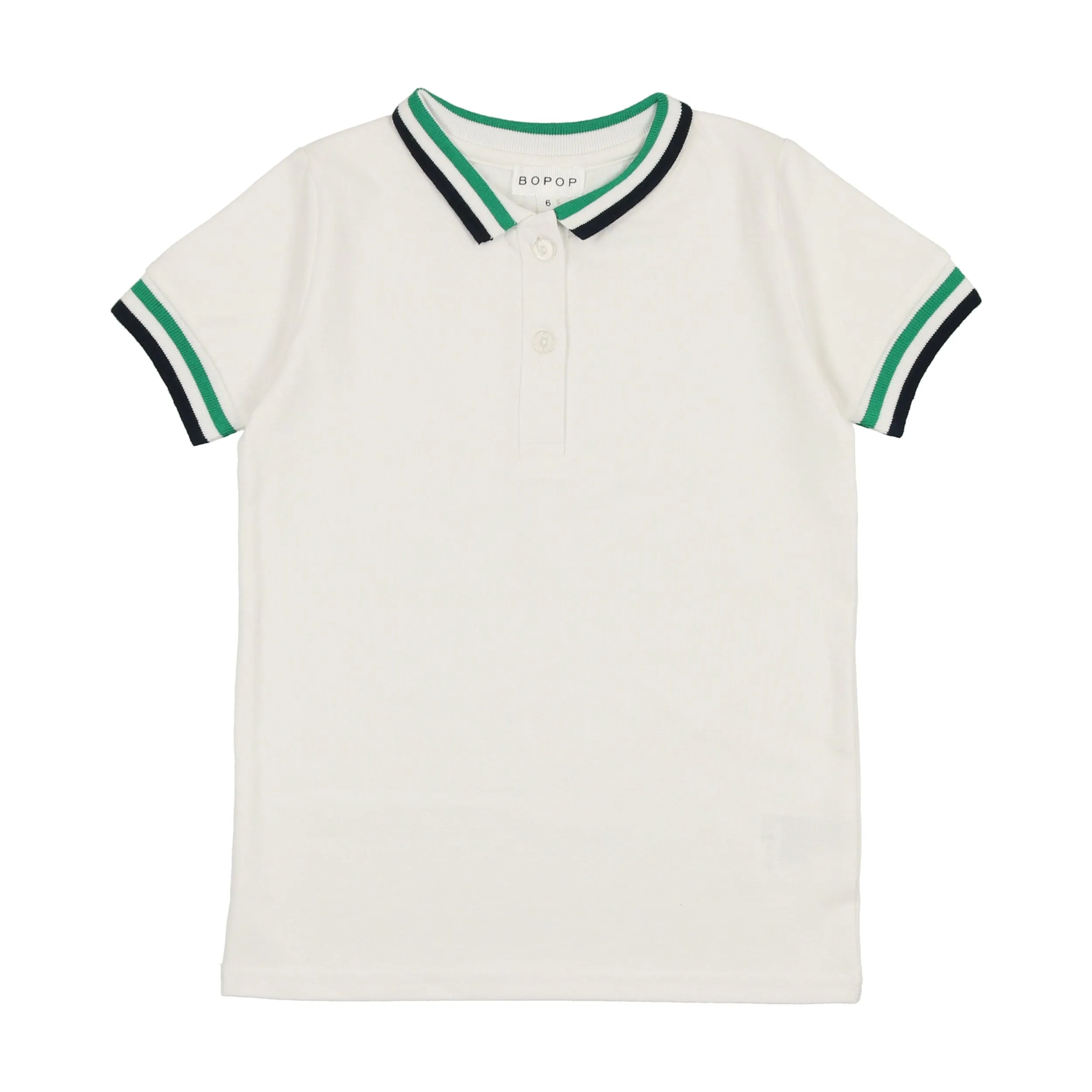 Bopop Polo Shirt- White