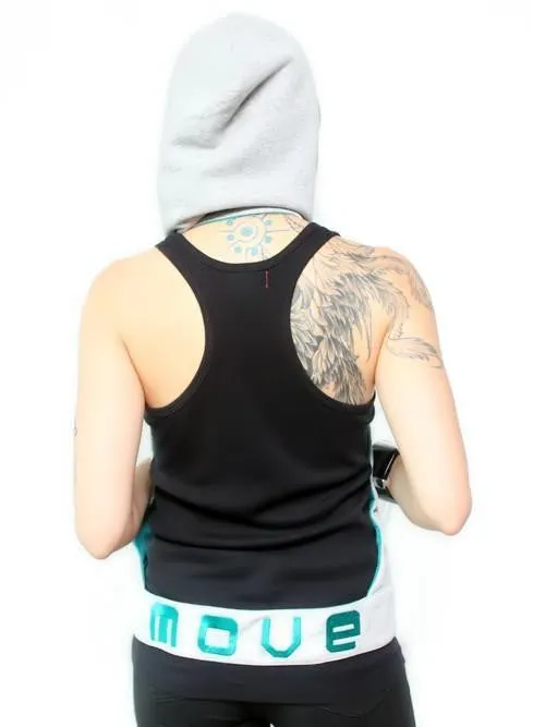 BY:CHelo Reversible Hoodie - Teal and Gray