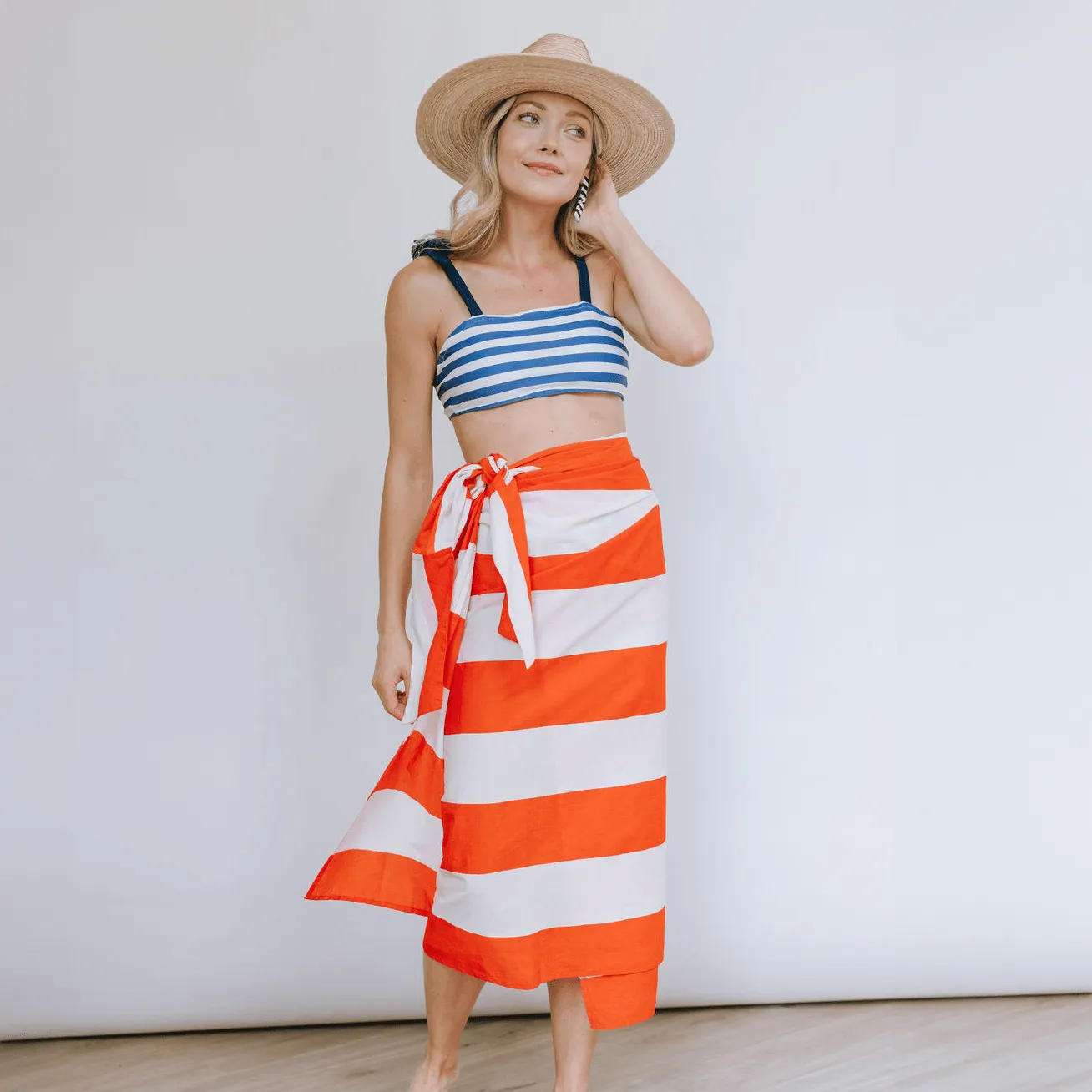 Capitana Stripe Sarong