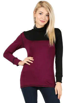 Captivate in Contrast Turtleneck