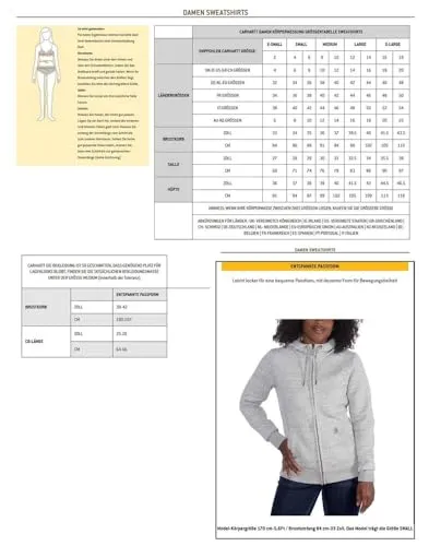 Carhartt 106451 Women's Tencel Fiber Series Relaxed Fit Half-Zip Sweatshirt