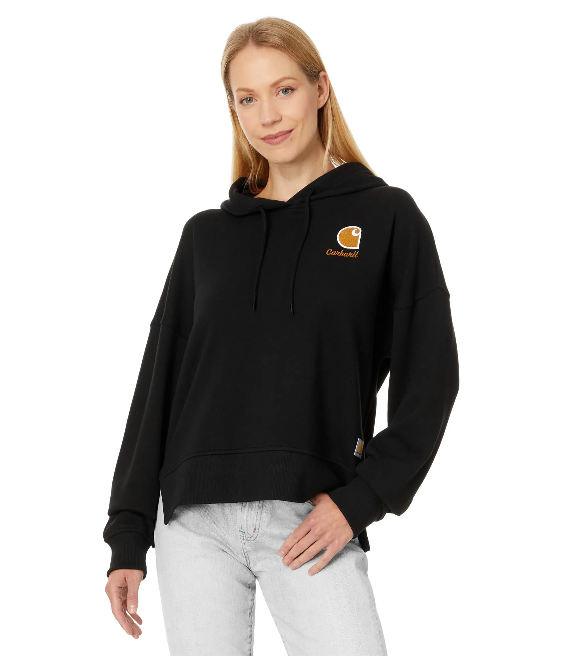 Carhartt 106479 Women's Plus Size Tencel Fiber Series Graphic Hooded Sweatshirt