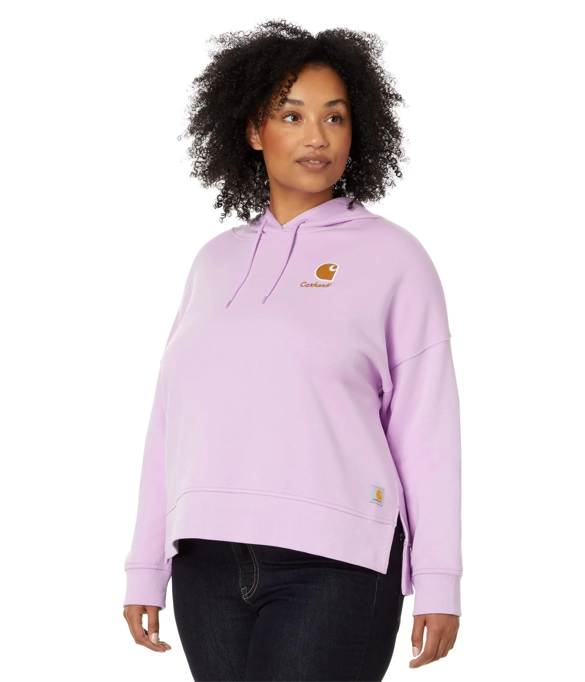 Carhartt 106479 Women's Plus Size Tencel Fiber Series Graphic Hooded Sweatshirt