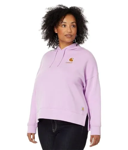 Carhartt 106479 Women's Plus Size Tencel Fiber Series Graphic Hooded Sweatshirt