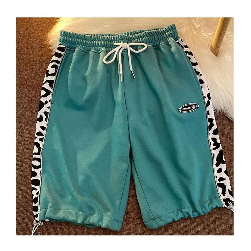 Casual Elastic Loose Fit Drawstring Shorts