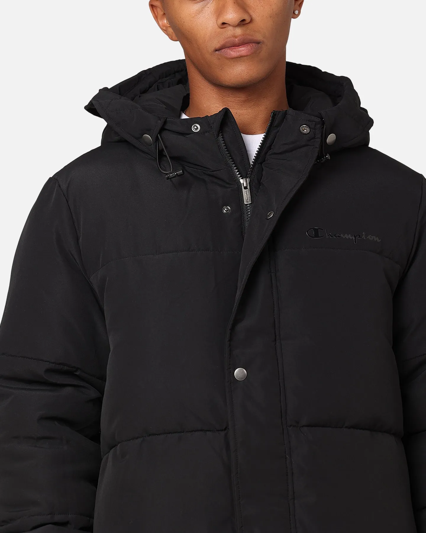 Champion Rochester Long Line Puffer Jacket Black