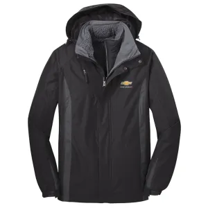 Chevrolet Gold Bowtie Colorblock 3 in 1 Jacket