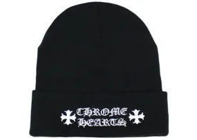 Chrome Hearts Logo Beanie Black