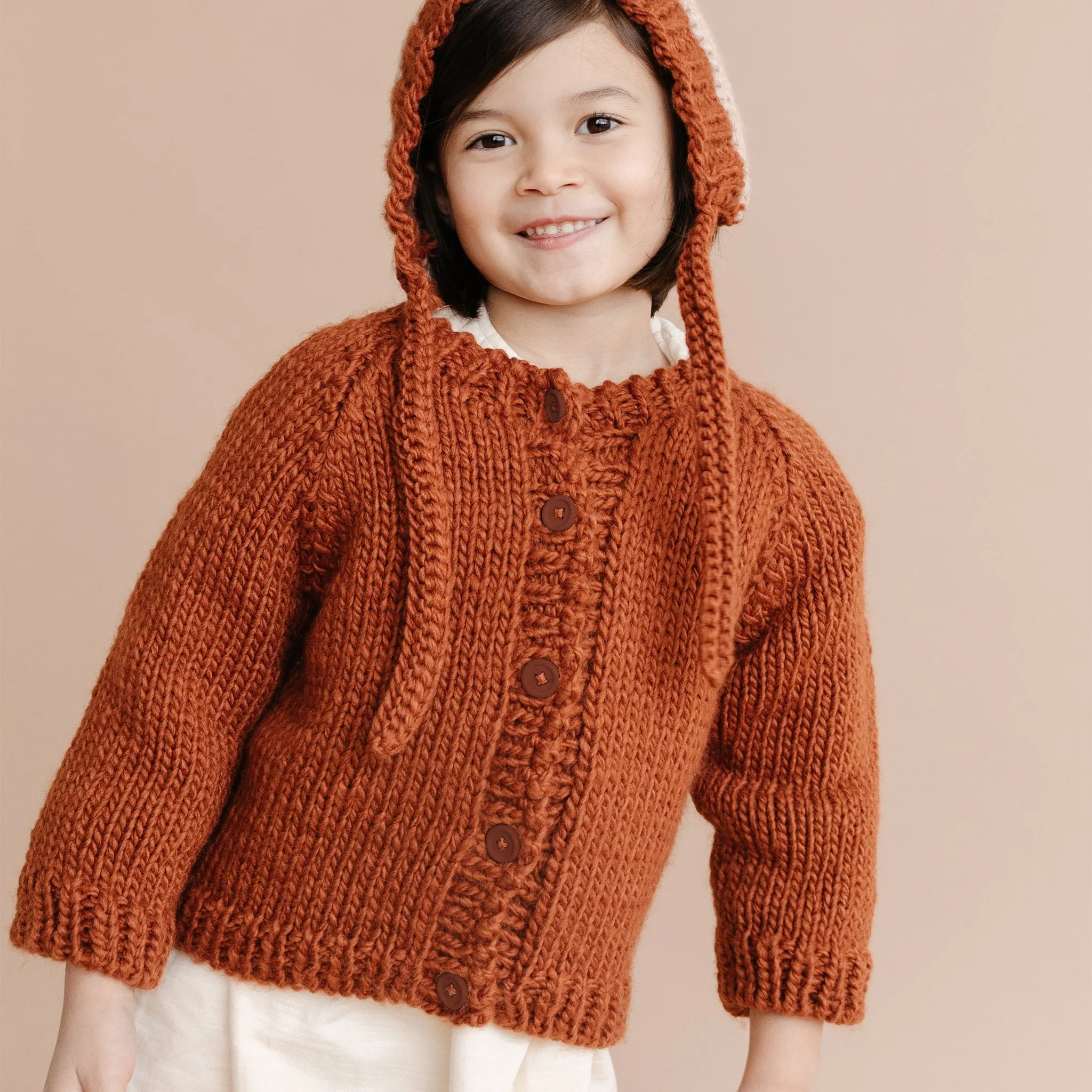 Classic Cardigan, Cinnamon