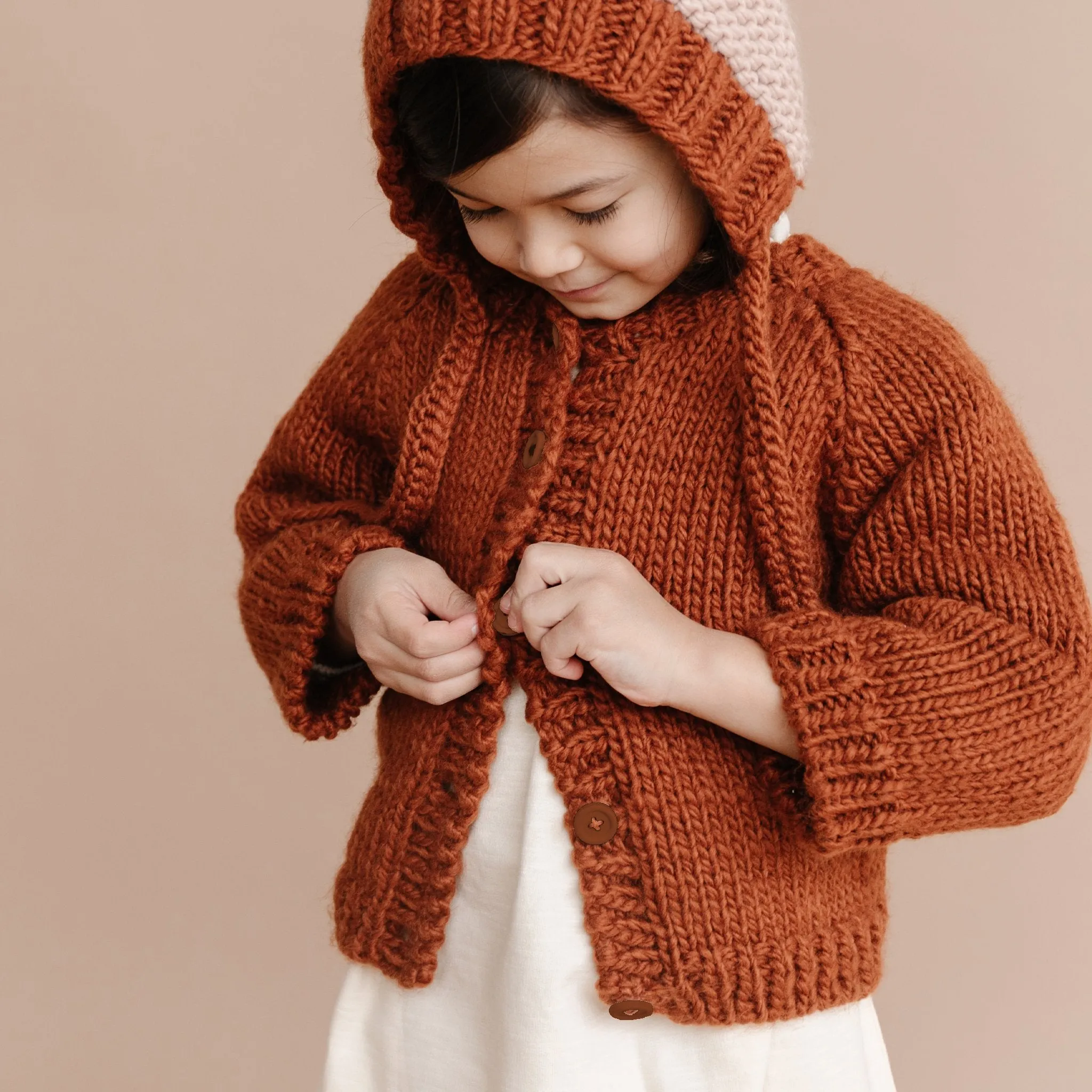 Classic Cardigan, Cinnamon