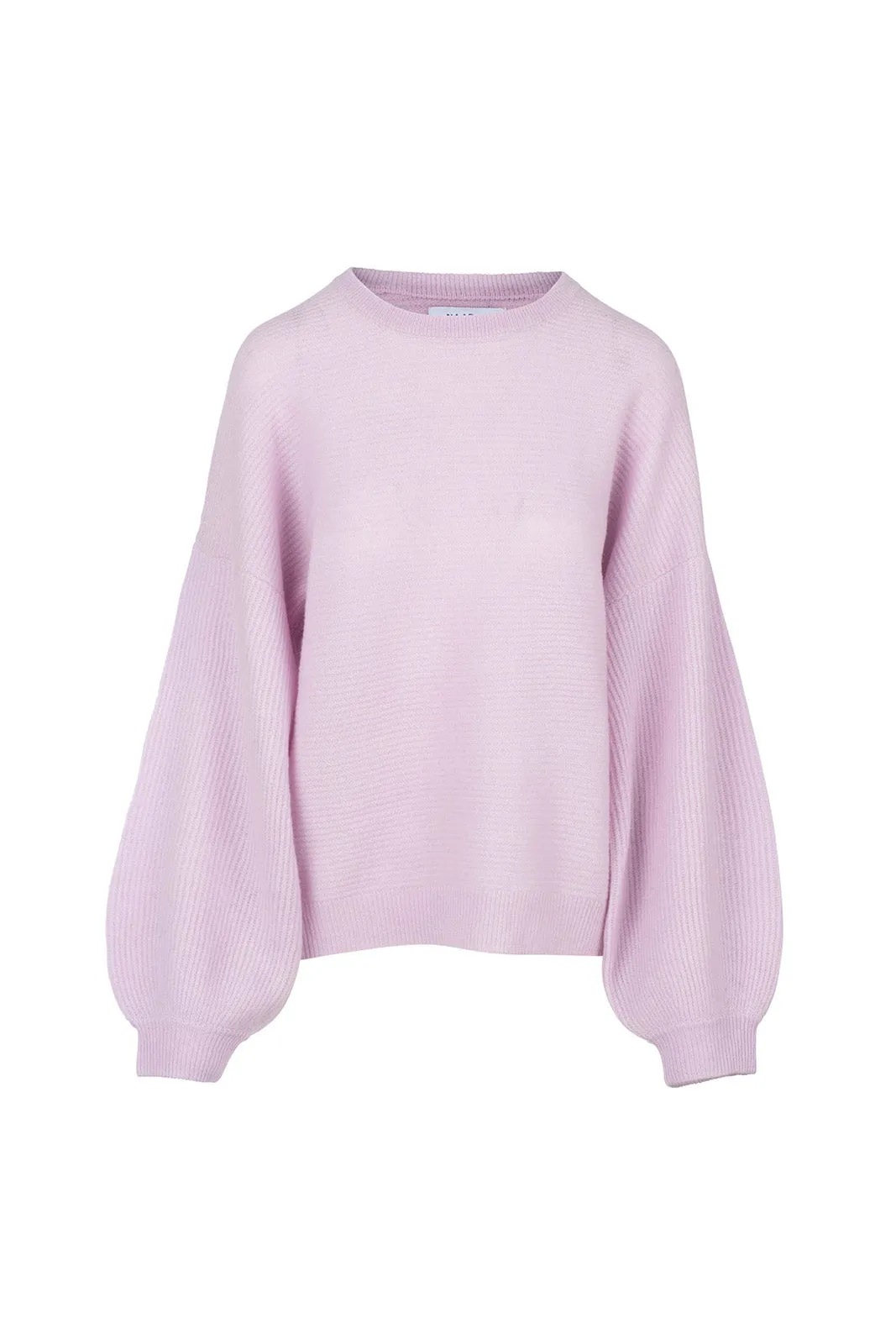 Coastal Cashmere Balloon Sleeve Crewneck, Lilac