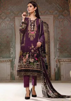 Cotton Dress materials for women latest design Purple