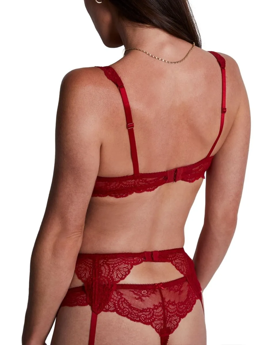 Danse Des Sens Half-Cup Bra - Irresistible Red