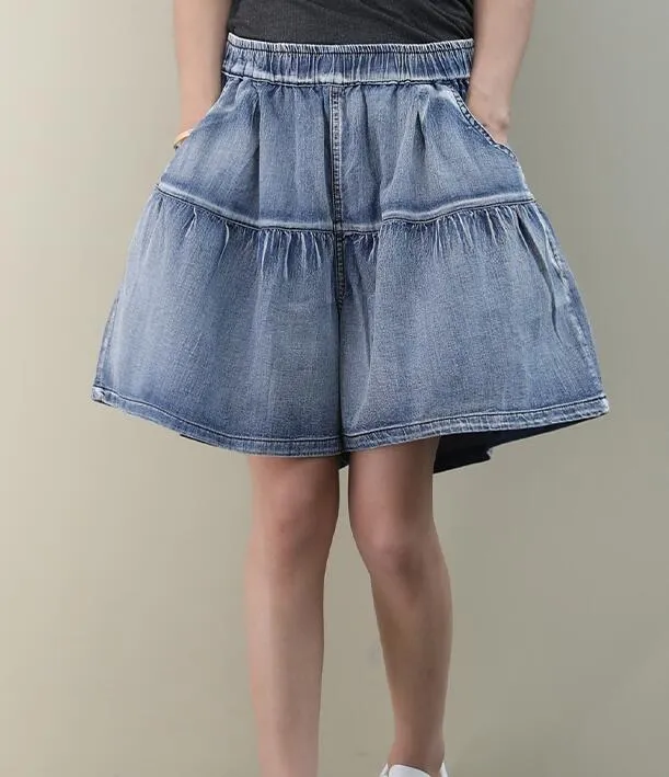 Denim Cotton Pants Summer Women Shorts