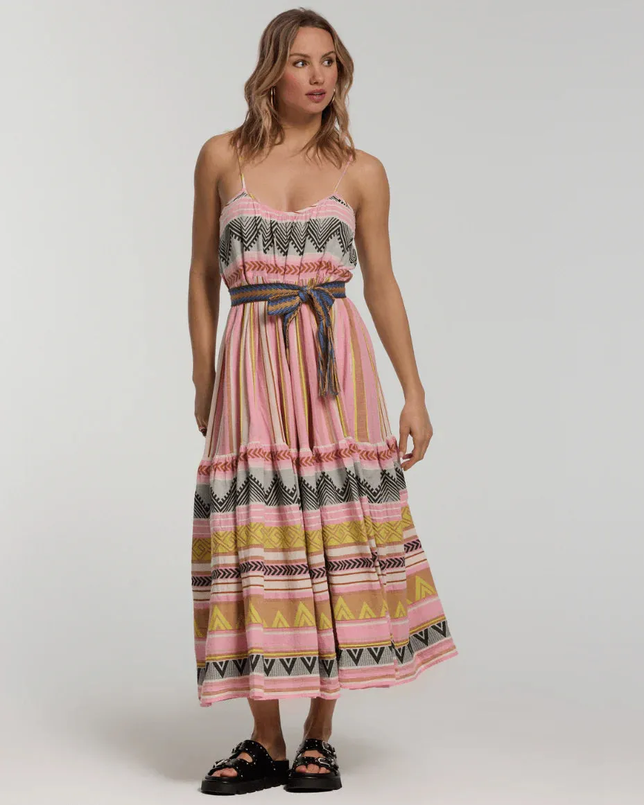 Devotion twins Plaka dress in Pink Multi