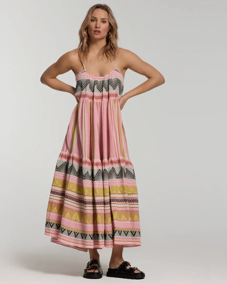 Devotion twins Plaka dress in Pink Multi