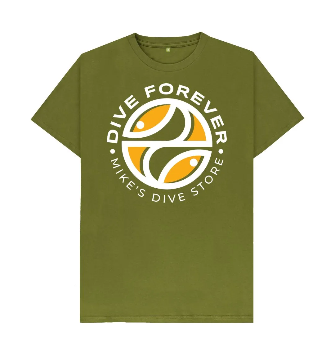 Dive Forever T-Shirt Orange With White Outline