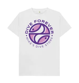 Dive Forever T-Shirt Pink Outline