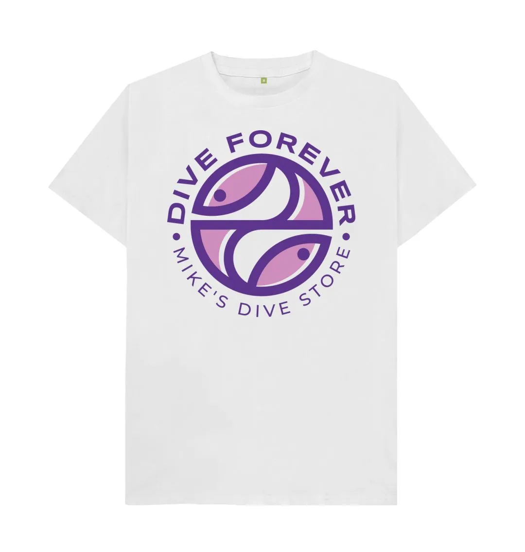 Dive Forever T-Shirt Pink Outline