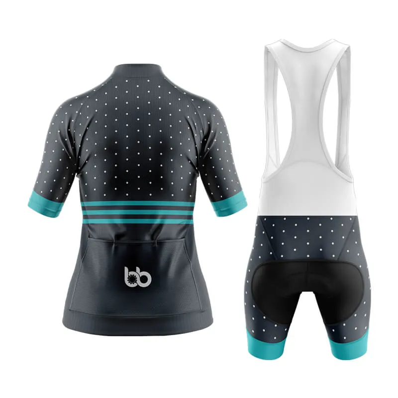 Dot and Stripe Aero Cycling Kit (Black)