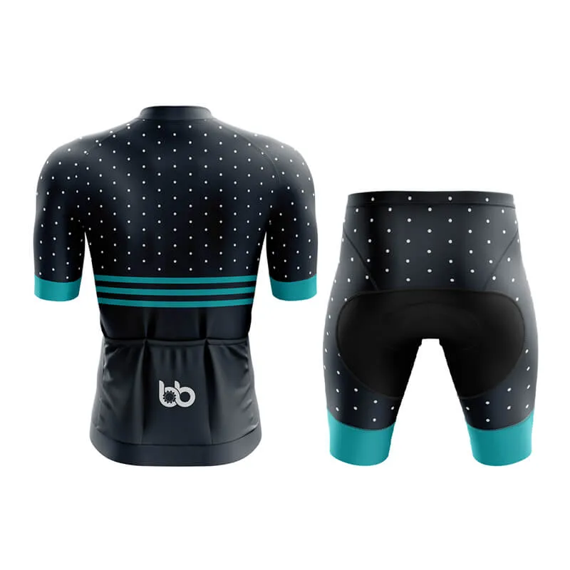 Dot and Stripe Aero Cycling Kit (Black)