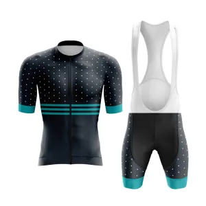 Dot and Stripe Aero Cycling Kit (Black)